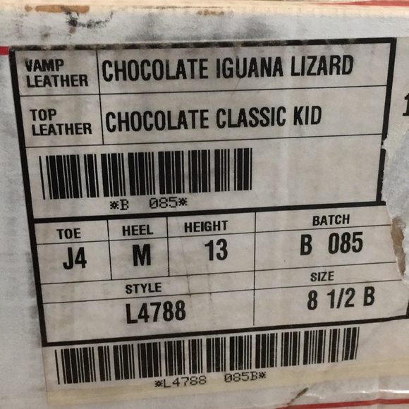 SALE❗️JUSTIN CHOCOLATE IGUANA LIZARD NARROW TOE - Picture 16 of 16